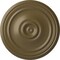 Ekena Millwork Reece Ceiling Medallion (Fits Canopies up to 6 3/4"), Hand-Painted Mississippi Mud, 21"OD x 1 1/4"P CM21REMMF - alternate 1